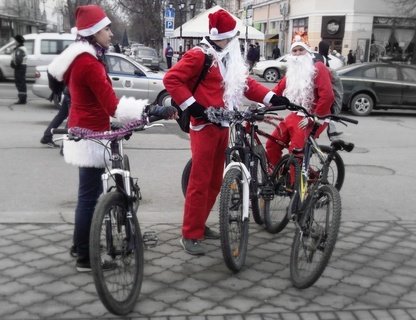 Новогодний велопробег