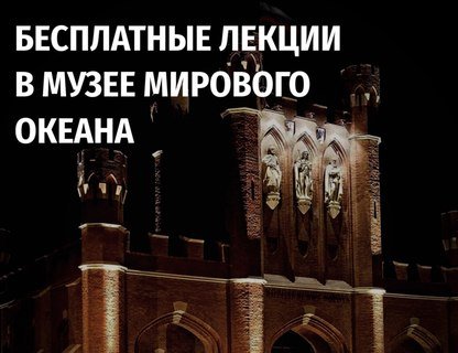 Бесплатные лекции в Музее Мирового океана 