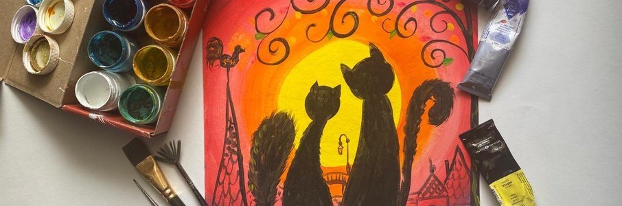 «Калининградские коты»: мастер-класс по правополушарному рисованию