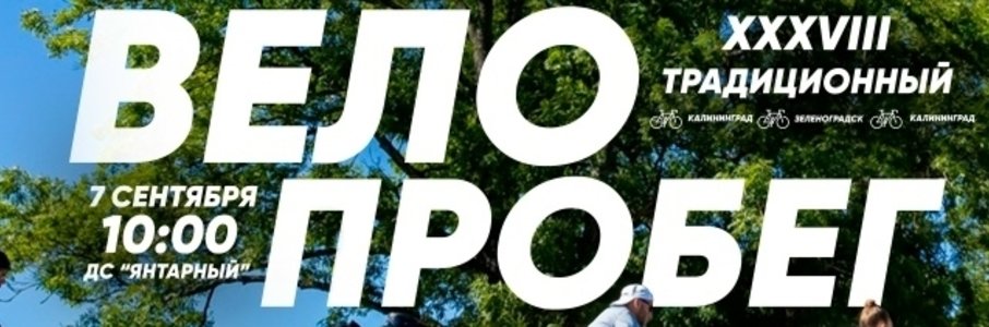 XXXVIII традиционный велопробег Калининград — Зеленоградск — Калининград