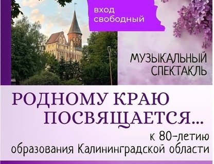 Музыкальный спектакль «Родному краю посвящается»
