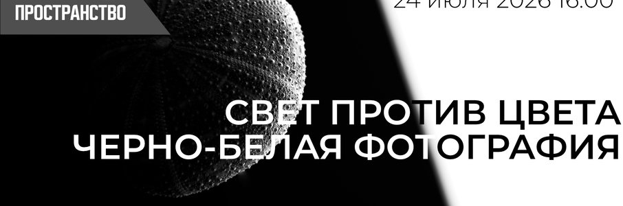 Мастер-класс: Черно-белая фотография. Свет против цвета