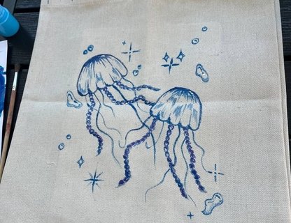 Мастер-класс по росписи шоппера