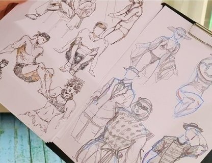 Скетчинг: создаем эскизы курортных нарядов